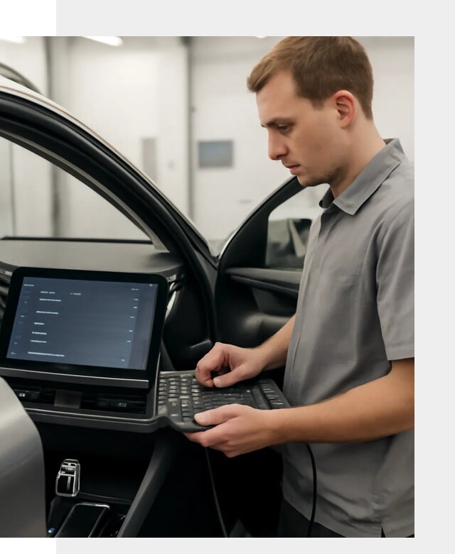 Русификация мультимедиа автомобилей Lynk Co в Белорецке